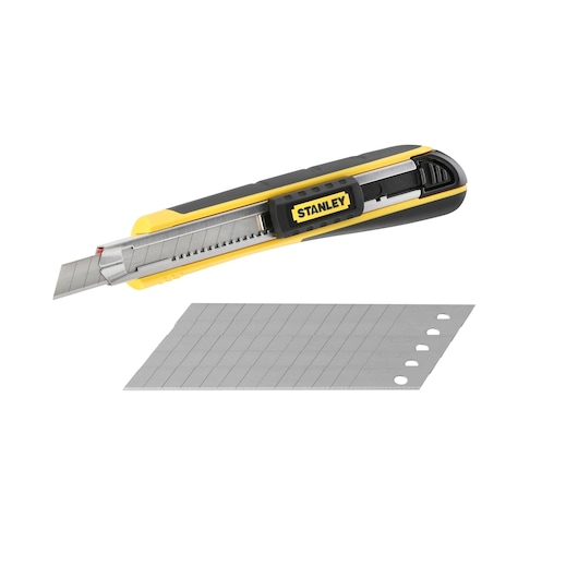 Cutter professionnel Stanley Autolock 18 mm - Cuirtex