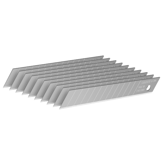 Lames de cutter STANLEY® 9 mm x 10