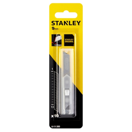 Lames de cutter STANLEY® 9 mm x10