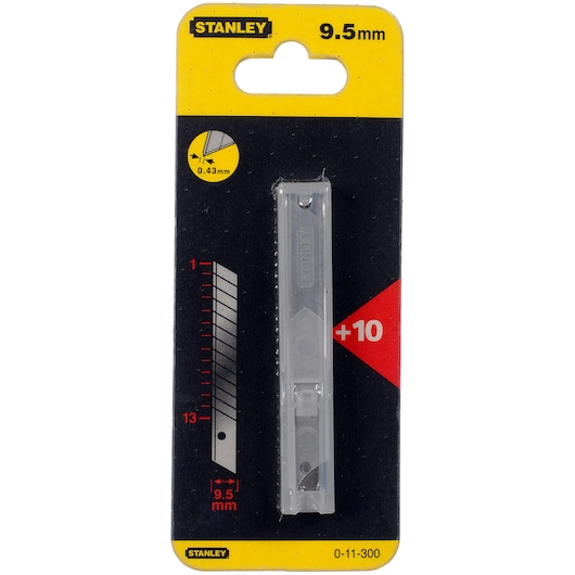 Lames de cutter STANLEY® 9 mm x10