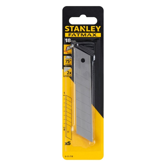 LAMES DE CUTTERS 18MM - CARTE 5 LAMES - FATMAX