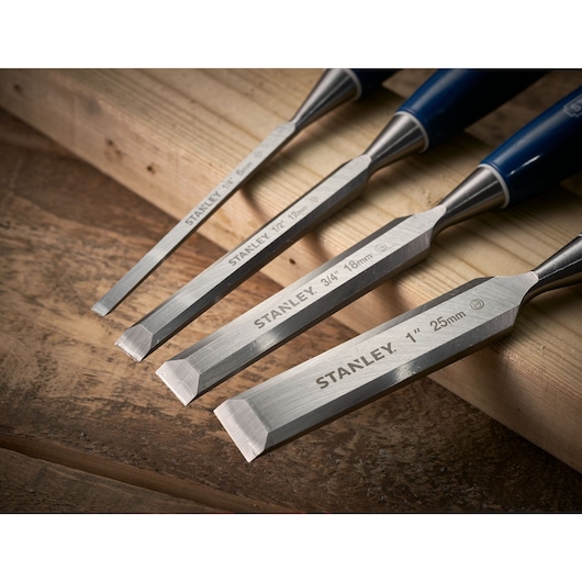 STANLEY® 6 piece Chisel Set  5002 series Lateral