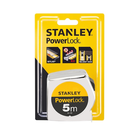 STANLEY 5m Powerlock ABS Case - 25mm (W)