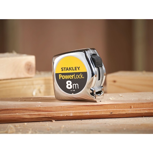 STANLEY® PowerLock® 8M (25mm wide) Tape Measure