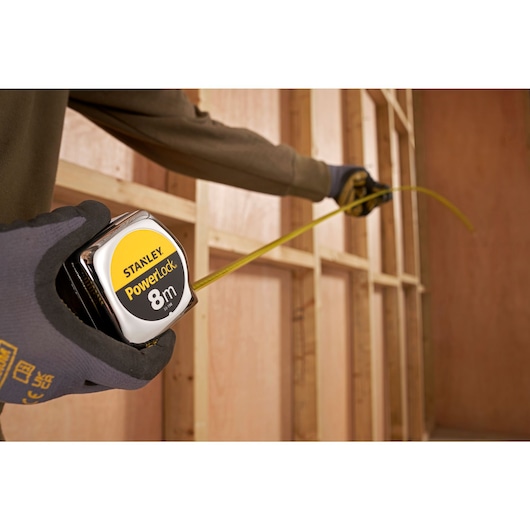 STANLEY® PowerLock® 8M (25mm wide) Tape Measure