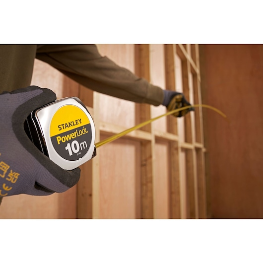 STANLEY® PowerLock® 10M (25mm wide) Tape Measure