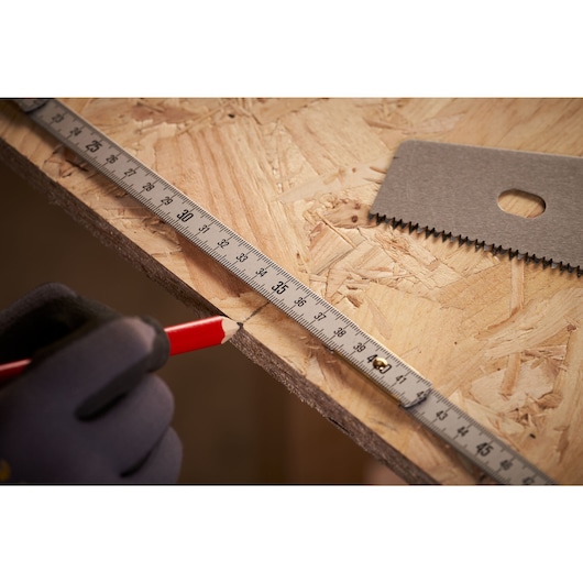 STANLEY Gravemat Brass Folding Rule 2m