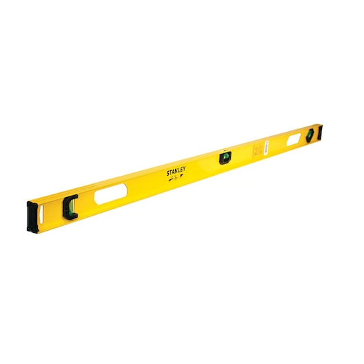 Right profile of 48 inch top read aluminum i beam level.