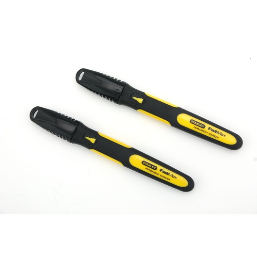 MARQUEUR NOIR POINTE FINE - CARTE 2PCS - FATMAX