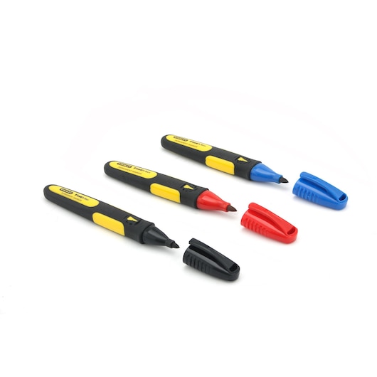 MARQUEUR POINTE FINE - 3 COULEURS - CARTE 3PCS - FATMAX