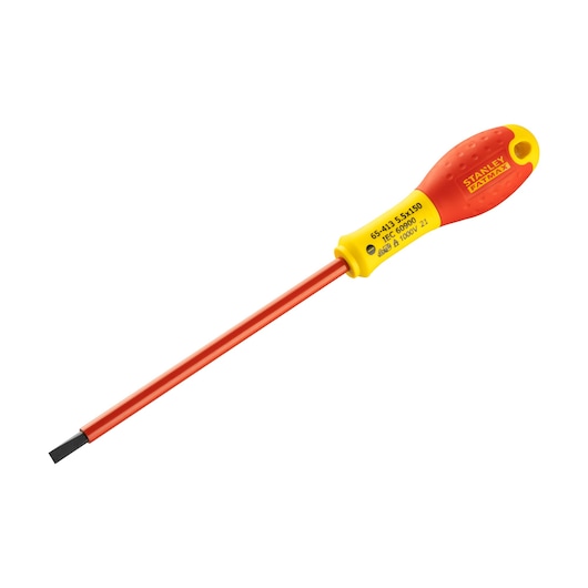 STANLEY FATMAX Insulated Slotted 5.5mm x 150mm Screwdriver 0-65-413