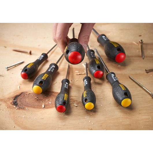 STANLEY FATMAX 8 piece Parallel Flared Phillips Screwdriver Set