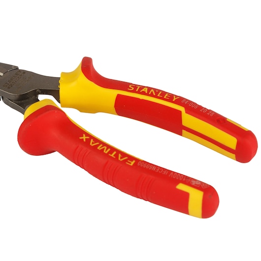 Pince à becs 1/2 ronds longs, isolée 1000V, 160 mm