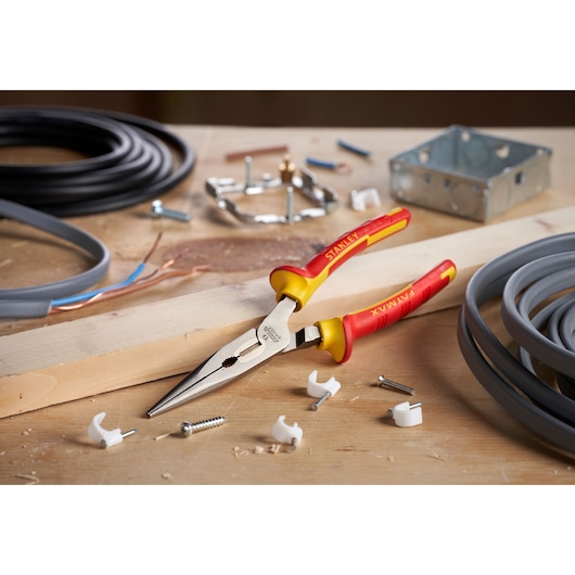 STANLEY FATMAX VDE Long Nose Plier – 200mm