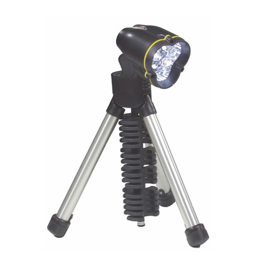 LAMPE TRIPOD A TETE AJUSTABLE - 30 LUMENS