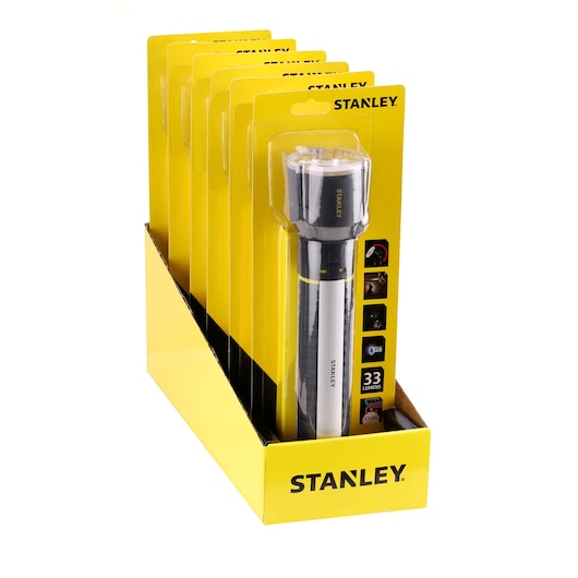 LAMPE PORTE CLES 2 EN 1 STANLEY 15 LUMENS