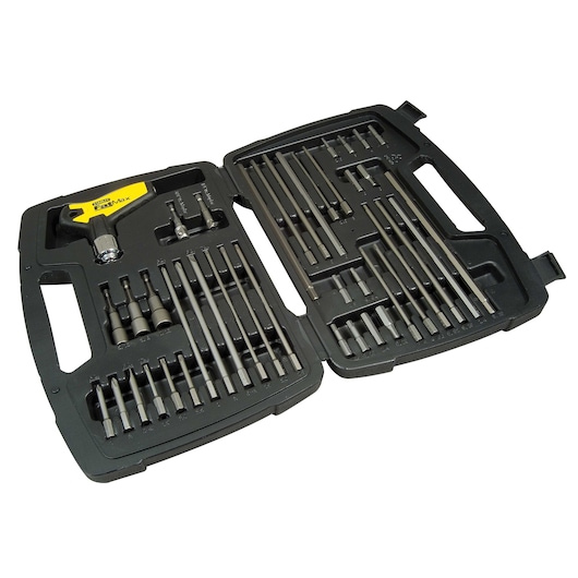 JEU DE CLES MANCHE "T" A CLIQUET - JEU DE 43PCS FATMAX
