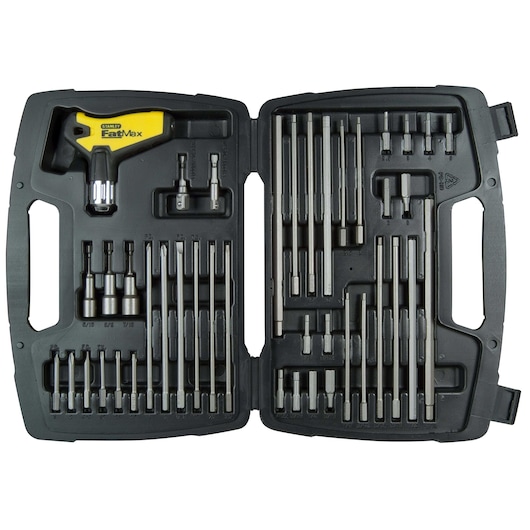 JEU DE CLES MANCHE "T" A CLIQUET - JEU DE 43PCS FATMAX