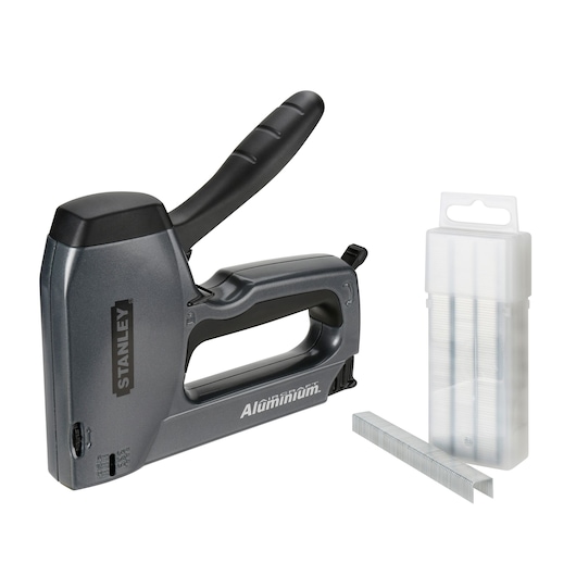 Agrafeuse-cloueuse STANLEY® à usage intensif, corps en aluminium