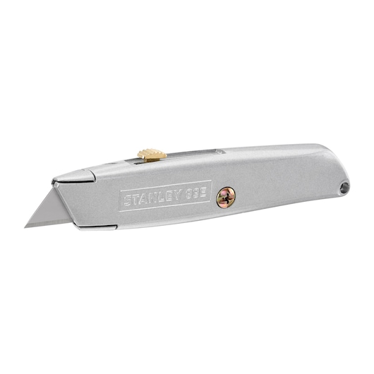 STANLEY® 155mm 99E Retractable Blade Utility Knife with 5 replacement blades