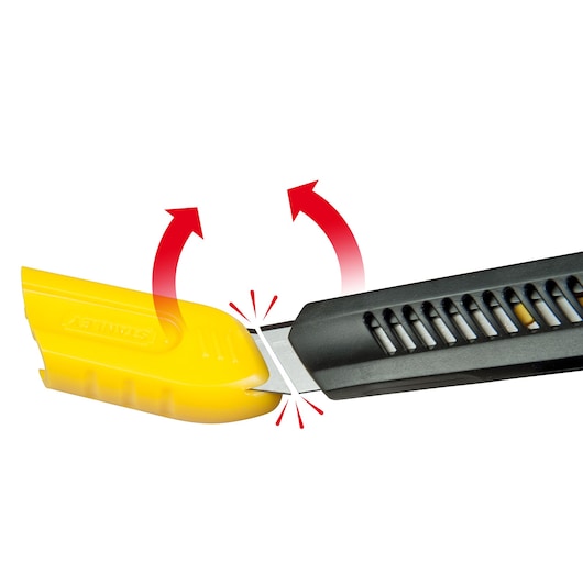 Cutter 18 mm Quick Snap STANLEY® – bouton poussoir