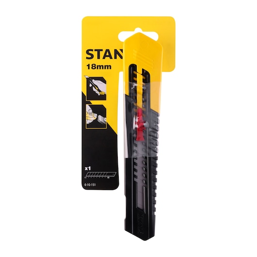 Cutter 18 mm Quick Snap STANLEY® – bouton poussoir