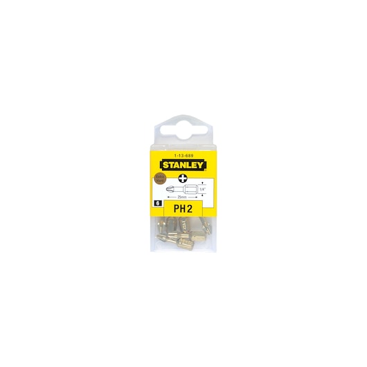 EMBOUTS TORSION PHILLIPS 25 MM - 1/4" GAMME PRO
