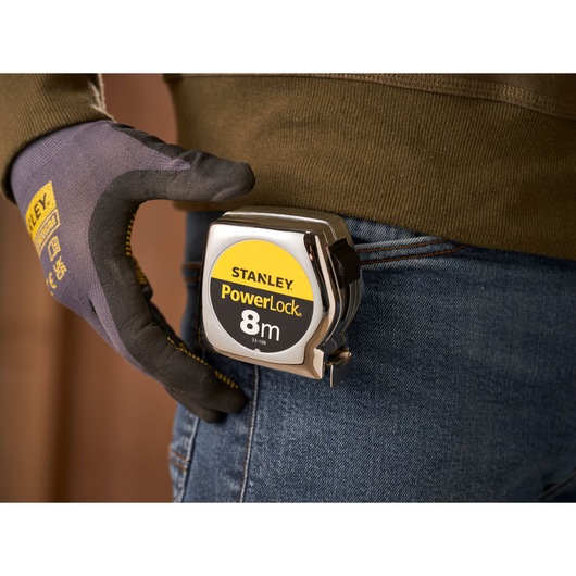 STANLEY® PowerLock® Tape Measure 8m ABS Case