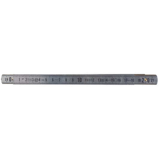 MESURE PLIANTE 1M X 15MM GRAVEMAT DURALUMIN