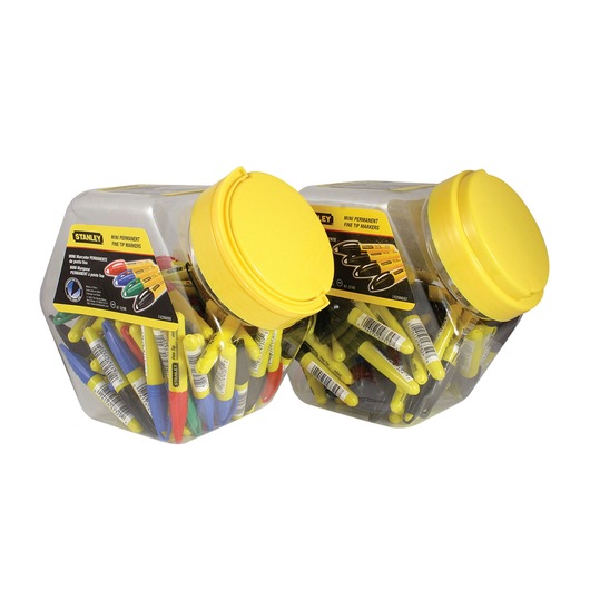 MARQUEUR MINI NOIR POINTE FINE - CONTAINER 72PCS