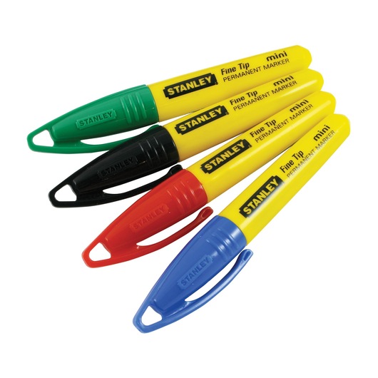 MARQUEUR MINI 4 COULEURS POINTE FINE - CONTAINER 72PCS