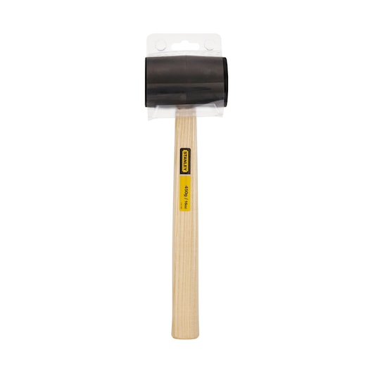 Stanley 16Oz/454G Stanley Blak Rubber Mallet Front View