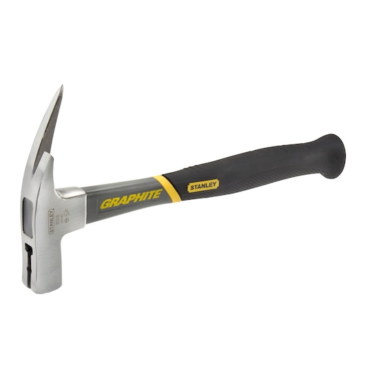 MARTEAU ARRACHE-CLOUS DE CHARPENTIER MANCHE GRAPHITE 600G