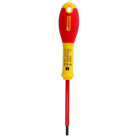 Tournevis plat isolé STANLEY® FATMAX® 3,5 mm x 75 mm