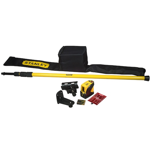 Stanley Niveau laser en kit SCL-D FATMAX avec cellule de détection et canne  6-97-729 - Outils Pro