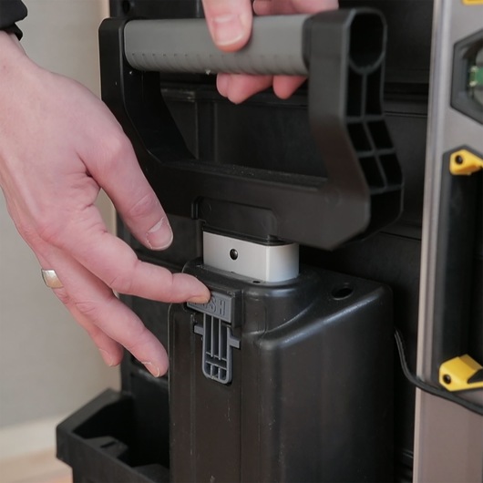 SERVANTE MODULO 3 EN 1 AVEC BOITE TOUCHLATCH A TIROIR