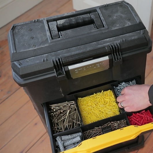 SERVANTE MODULO 3 EN 1 AVEC BOITE TOUCHLATCH A TIROIR