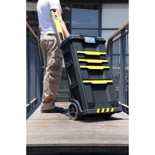 SERVANTE MODULO 3 EN 1 AVEC BOITE TOUCHLATCH A TIROIR