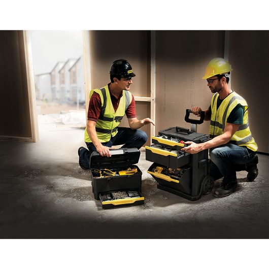 SERVANTE MODULO 3 EN 1 AVEC BOITE TOUCHLATCH A TIROIR