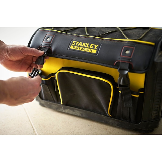 Panier porte-outils rigide avec couvercle STANLEY® FATMAX® 49 cm