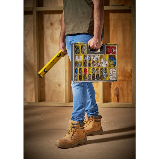 STANLEY® 25 Compartment Shallow Organiser Application Shot