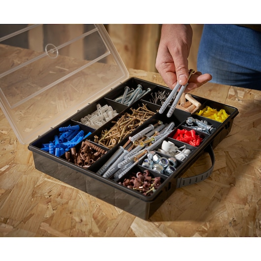 STANLEY® 14 Compartment Organiser Application Shot