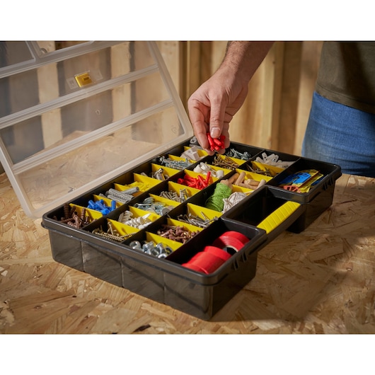 STANLEY® 25 Compartment Organiser Application Shot