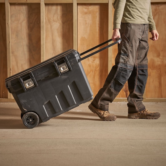 STANLEY® 107 Litre Mobile Job Chest with Metal Latches