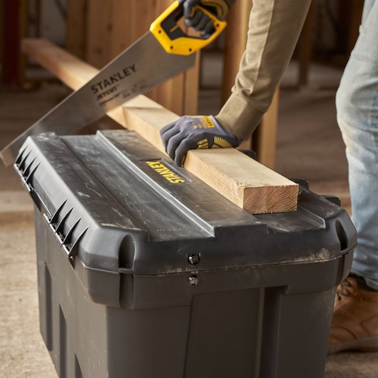 STANLEY® 107 Litre Mobile Job Chest with Metal Latches