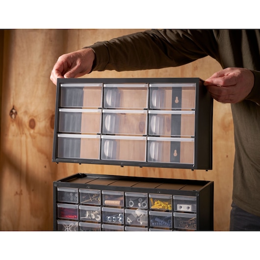 STANLEY® 9-Drawers Multi-Use Storage Bin Application Shot