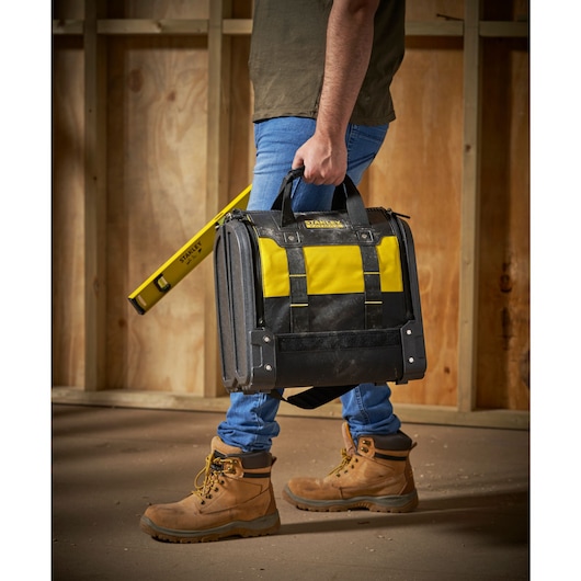 STANLEY® FATMAX® Tool Organiser Bag Application Shot