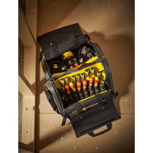 STANLEY® FATMAX® Tool Organiser Bag Application Shot