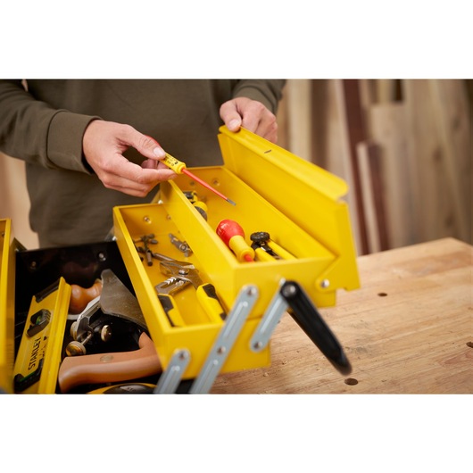 STANLEY® 18 in. Metal Cantilever Toolbox