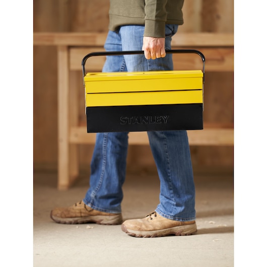 STANLEY® 18 in. Metal Cantilever Toolbox